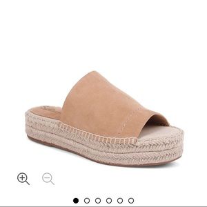 Splendid size 8 espadrille slides